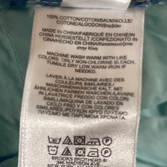 BROOKS BROTHERS BERMUDA COTTON SHORTS Front & Back Pockets SIZE 42 - Picture 6 of 7